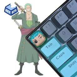 op_zoro_promotion.png Roronoa Zoro - Onepiece keycap for Mechanical Keyboard with Cherry MX Stem
