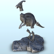 22.png Parasaurolophus dinosaur (2) - High detailed Prehistoric animal HD Paleoart