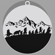 Fellowship-Ornament-v2.png Fellowship of the Ring - Christmas Ornament