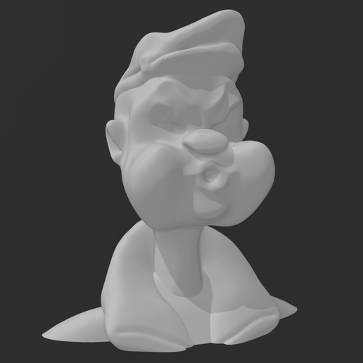 Statue Popeye 50 cm en kit prêt à peindre - Collection