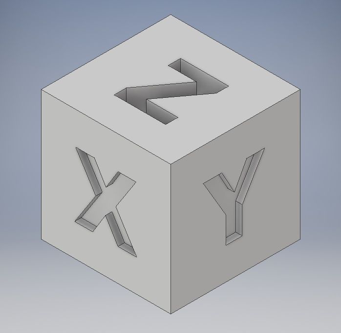zzzzzzz.jpg STL file Cube Calibration Printer XYZ・3D printable model to dow...
