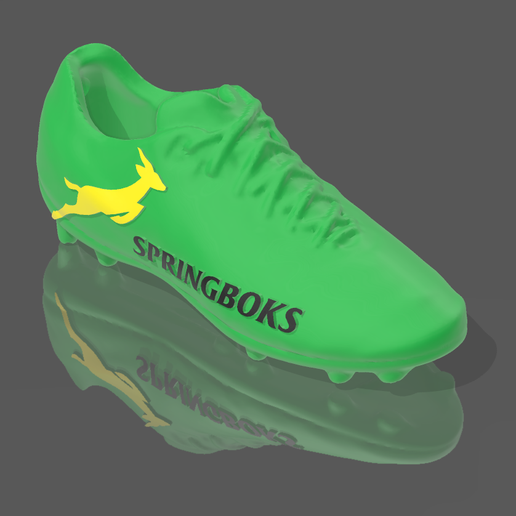 STL file Rugby Boot - Springboks 🏉 ・3D printing template to download・Cults
