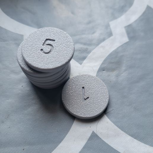Free 3D file Coins for games 🎲 ・3D printing template to download・Cults