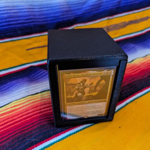 📦 MTG Commander Display Deck Box Magic The Gathering Double Sleeved ...
