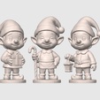 Screenshot-2025-11-15-132411.png Милые рождественские эльфы трио 3D файл печати | Санта помощник эльфа фигурки | Рождество эльфа фигурки | Праздничный декор стола и подарок