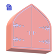 STL00914-2.png Fairy Princess Castle Door