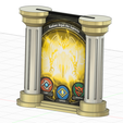 Columns.png Keyforge or other collectable card game single card pedestal