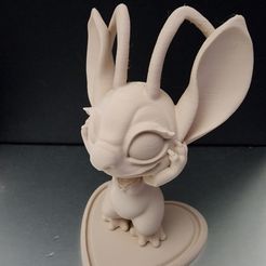 Valentines Stitch and Angel - FREE - No supports needed!