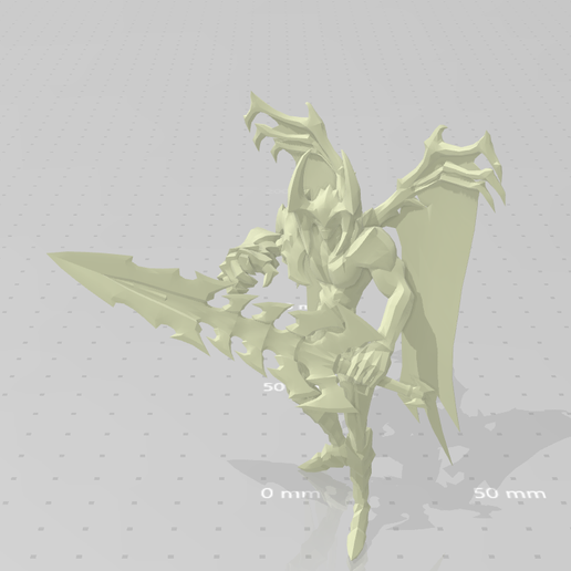 STL file Aatrox Figure 🎲 ・3D printable model to download・Cults
