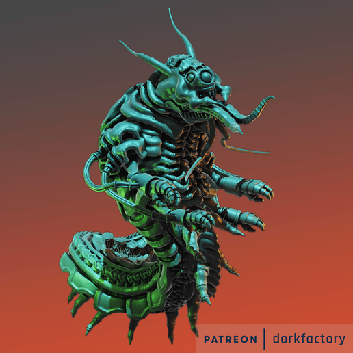 THE CYBERPEDE 3D model
