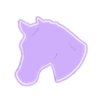Cabeza de caballo Cortante y sello.stl Horse Head Cutter and Seal