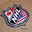 nhl-escudo-liga-americana-canadiense-hockey-cartel-letrero.jpg NHL, shield, league, american, canadian, canada, field hockey, poster, team, sign, signboard, sign, logo, logo impression3d