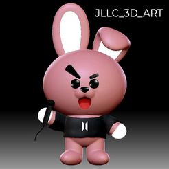 01.jpg STL-Datei BTS' COOKY・3D-druckbares Modell zum Herunterladen