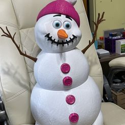 Muñeco de nieve XL, construible (para placas de construcción grandes)