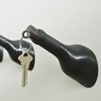 bottle_4.jpg STL-Datei Wine bottle shaped hook・Modell für 3D-Drucker zum Herunterladen