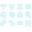 Contorno-25cm.png FISCHE NEONZEICHEN TIERKREISZEICHEN