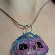 24.jpeg STL-Datei Barn owl bird- jewellery, pendant, necklace, earring・3D-druckbare Vorlage zum herunterladen