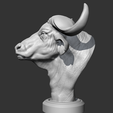 06.png Buffalo_Head_AM03 3D print model
