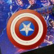 CapShieldCoaster.JPG Captain America Shield Coaster/Action Figure Stand