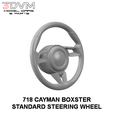 718standard1.png Porsche 718 Cayman Boxster Standard Steering Wheel in 1/24 1/43 1/18 and 1/12