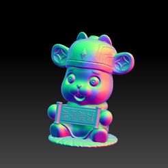 2023-01-19_211454.jpg STL file Year of the Rabbit Congratulations on making a fortune 2・Template to download and 3D print