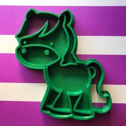 foto5.jpg Free STL file pony cookie cutter・Model to download and 3D print