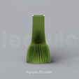 E_11_Renders_00.png Niedwica Vase E_11 | 3D printing vase | 3D model | STL files | Home decor | 3D vases | Modern vases | Floor vase | 3D printing | vase mode | STL