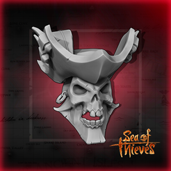 Flameheart_2_Jhonny_art.png Sea of Thieves Flameheart Skull for 3D printing