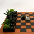 3.jpg STL file Micro Planter Chess Set・3D printable model to download