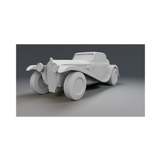 Vintage car 3D model