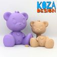 TEDDY-PUZZLE-KOZA-DESIGN.jpg Mystery Bear, a Teddy bear puzzle and piggy bank