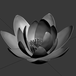 ps-01.png STL file Lotus 3D Print Model・Model to download and 3D print