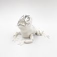 IMG_4438.jpg Rage face Flexi Toad Frog articulated print-in-place no supports Meme