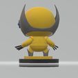 2.jpg 3D Chibi Wolverine-inspirierter Charakter 3D-Druckbares Modell