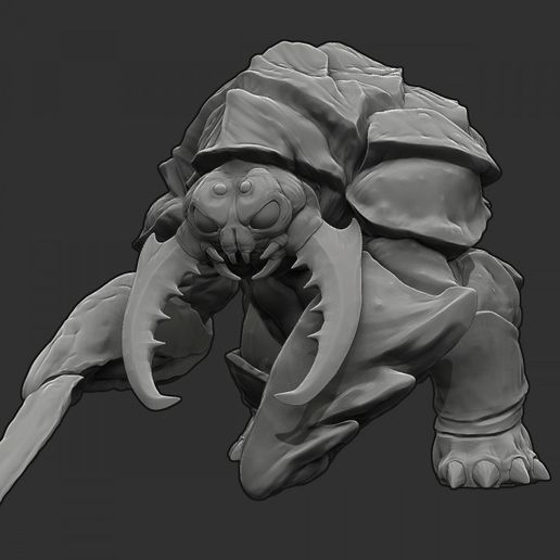 Umber Hulk - D&D Miniature - 3D model önizlemesi