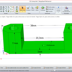 clamp_bott.PNG Fichier OBJ gratuit Pièces de classe X, colliers de serrage pour tube 20x20・Design pour imprimante 3D à télécharger