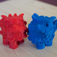 Capture_d_e_cran_2016-07-27_a__10.27.25.png Free STL file funny shisa -open mouth-・3D printing model to download