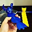 CuteA-LuckyC-BM-2.jpg Cute Alien & Lucky Cat Bookmarks 📚✨ 3D Printed Duo