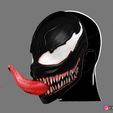 02.jpg Venom Half Mask -Marvel Cosplay - Halloween Mask