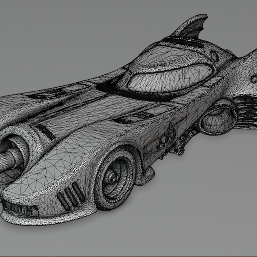 🚗 BATMOBILE 1989・ STL File for 3D printing・Cults