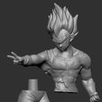 Preview.jpg Вегета Dragon Ball с печатью FDM