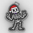 christmas-skeleton-2_1-color.jpg christmas skeleton 2 - freshie mold - silicone mold box