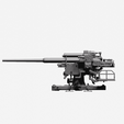 6.png Cañón antiaéreo 12,8cm FlaK 40 (en cruz) (Alemania, 2ª Guerra Mundial)