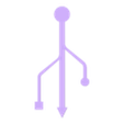 Symbol.stl STL file Giant 3D USB Thumb Flash Drive Key Storage・3D printable model to download