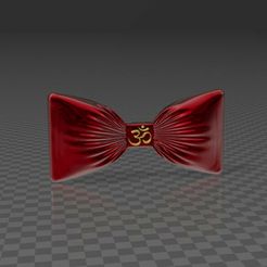 aum-bow-tie.jpg Archivo STL pajarita・Objeto de impresión 3D para descargar