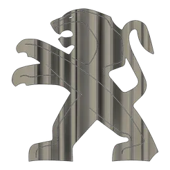 Oben.webp 3MF file Text Flip Peugeot Emplem・3D printing idea to download