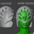 wide-bottom.png Marcy Wu helmet mask Amphibia cosplay 3d model