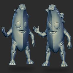 banana01.jpg Free STL file banana funko fortnite・Model to download and 3D print