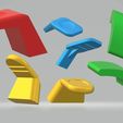 groupe.JPG STL file 6 Handles for 3D printed dental impression trays・3D printer design to download