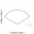 1-3_of_pie~3.5in-cm-inch-top.png Slice (1∕3) of Pie Cookie Cutter 3.5in / 8.9cm